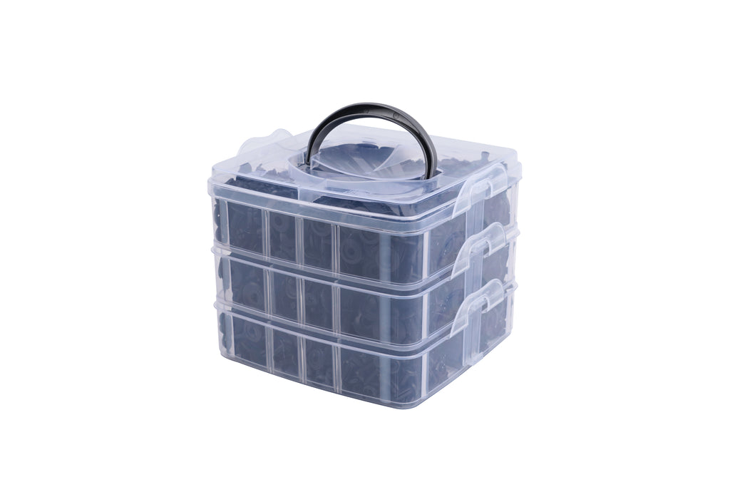 Kabelbinder / Clips-Set 630-teilig