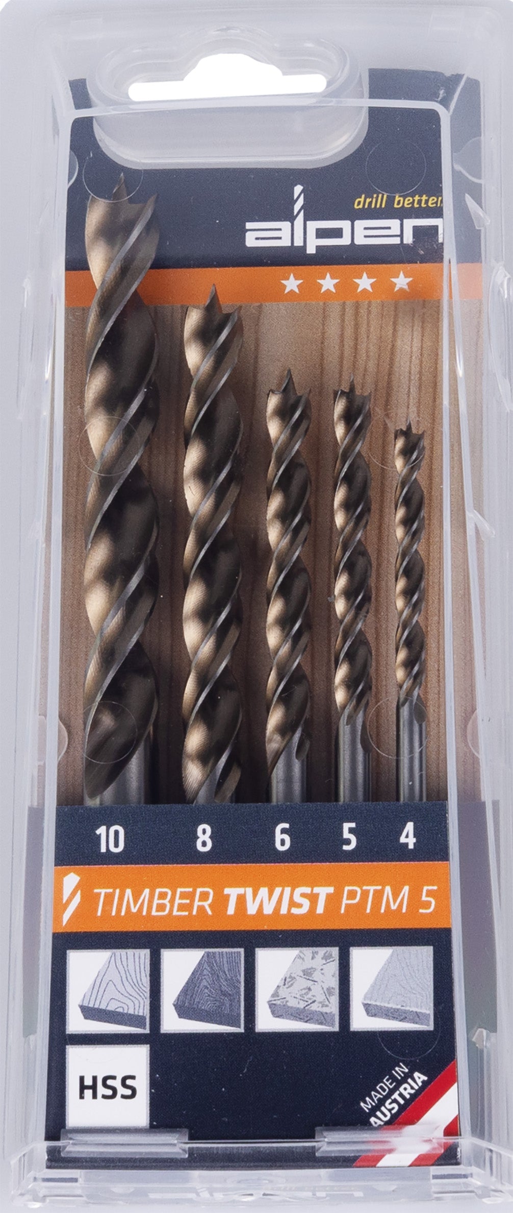 Holzbohrer-Satz Timber Twist