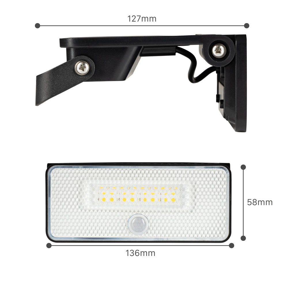 Solar Außenleuchte - 8W 1000lm 4000K