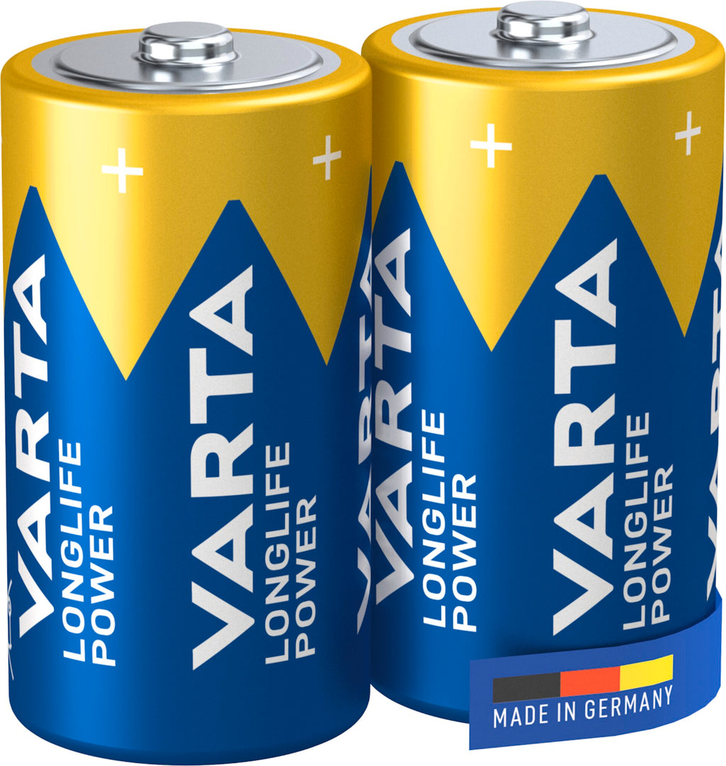 2 Longlife Power C Batterien