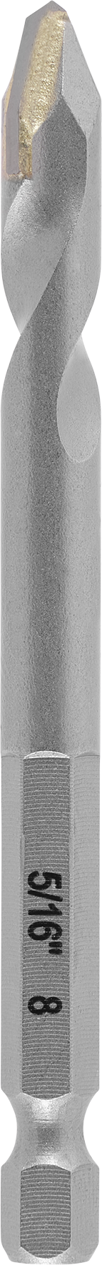 Feinsteinzeugbohrer mit 1/4" E 6.3 Schaft, Ø 8 mm