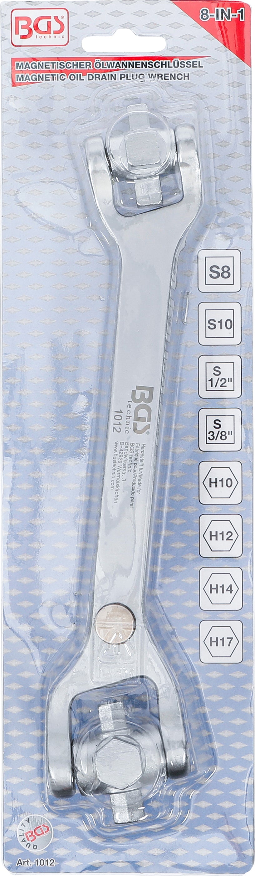 Ölwannenschlüssel 8-in-1
