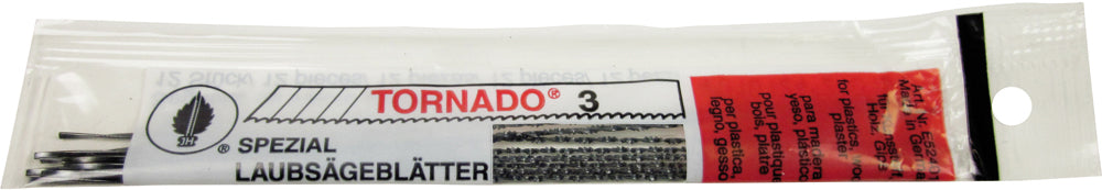 12 Laubsägeblätter Tornado 3