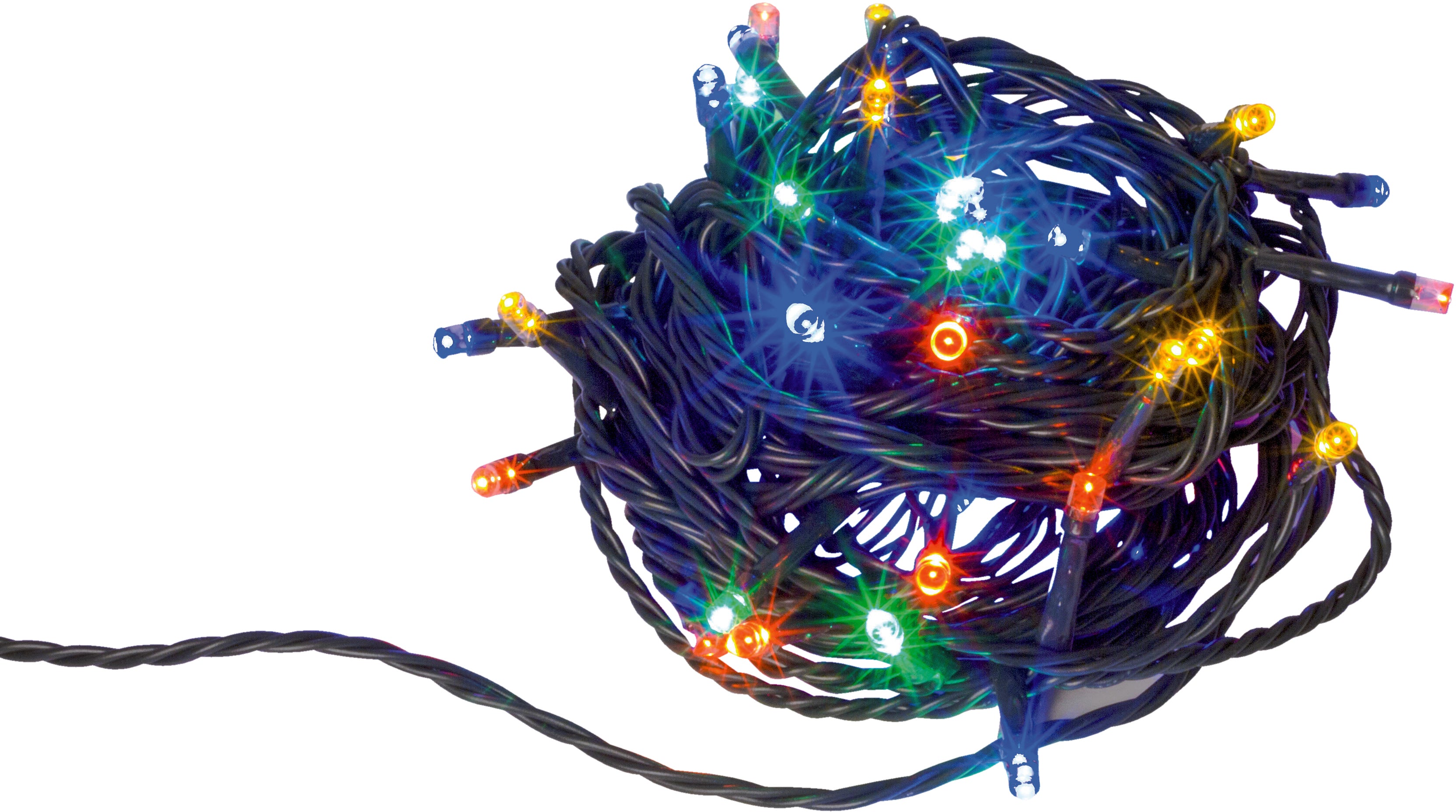 Lichterkette 120 LED farbig 8 m