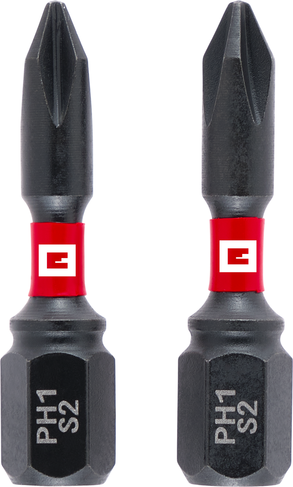 Impact-Bits mit Doppel-Torsion, 2-tlg., 30 mm, PH1