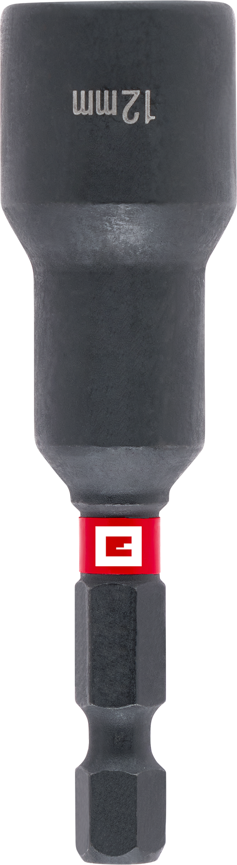 Magnetische Impact-Sechskant-Steckschlüssel mit 1/4" E 6.3 Schaft, 12 mm