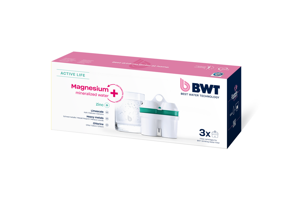 3er Pack Wasserfilter Zink + Magnesium