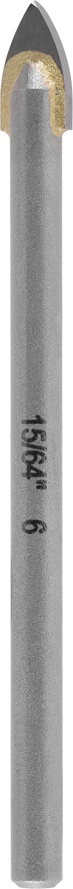 Hartmetall-Glasbohrer, Ø 6 mm