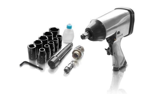 Druckluft-Schlagschrauber Set 1/2"