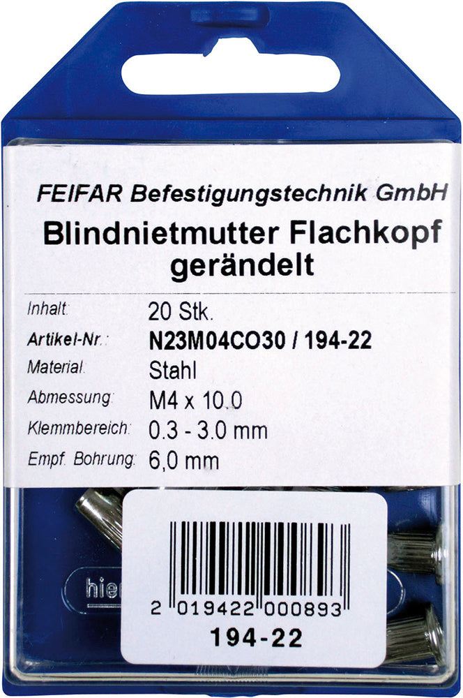 Blindnietmuttern