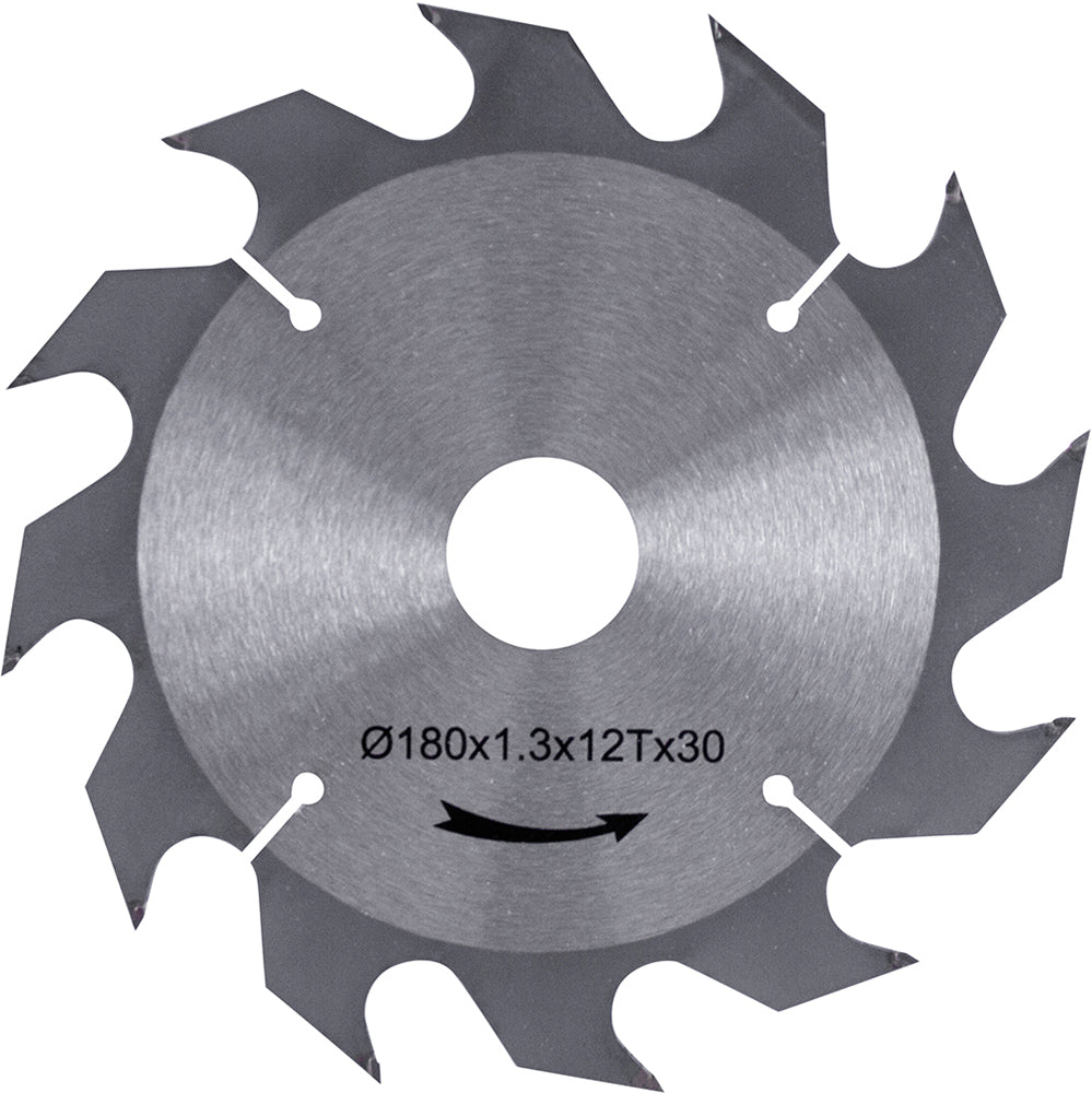 HM-Sägeblatt 180 x 30/20 mm Ø, 12 Zähne