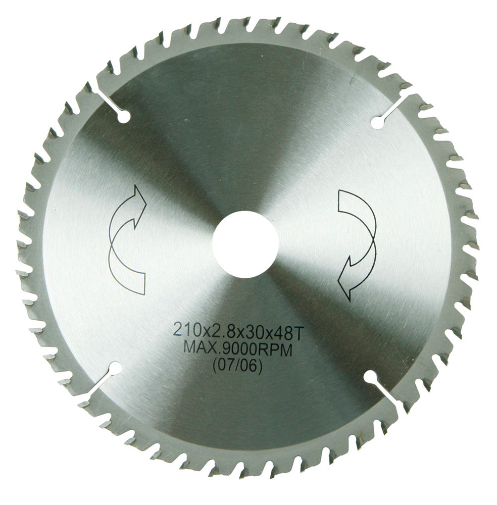 HM-Sägeblatt 210 x 30/25 mm Ø, 48 Zähne