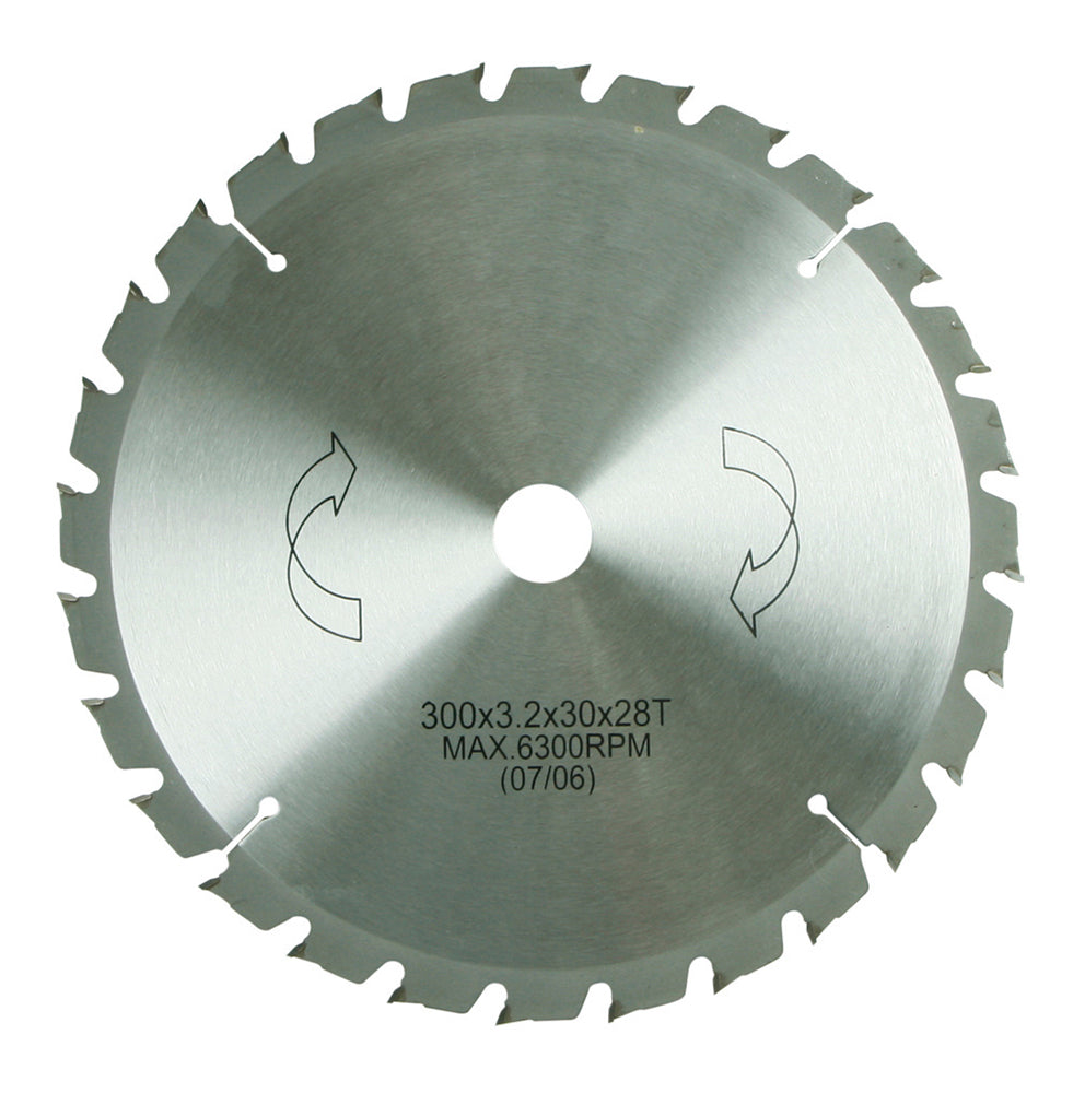 HM-Sägeblatt 300 x 30 mm Ø, 28 Zähne