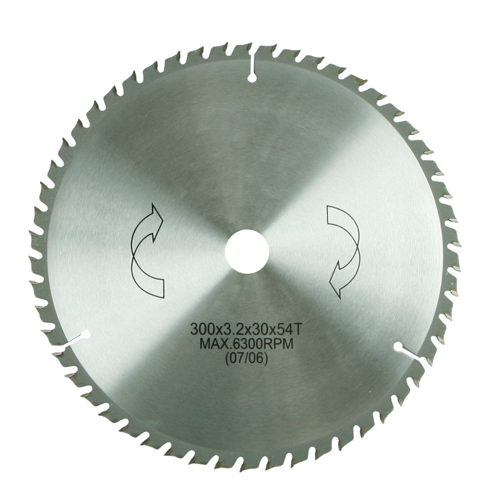 HM-Sägeblatt 300 x 30 mm Ø, 54 Zähne
