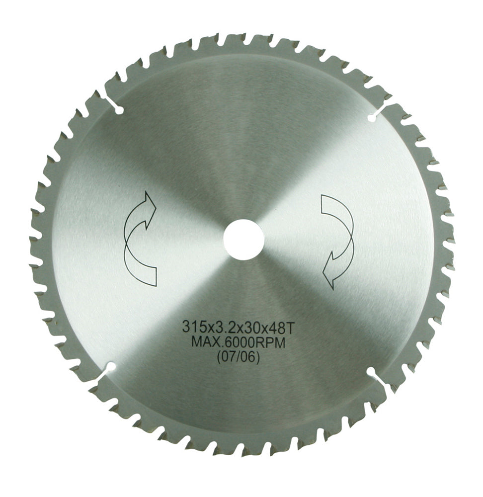 HM-Sägeblatt 315 x 30 mm Ø, 48 Zähne