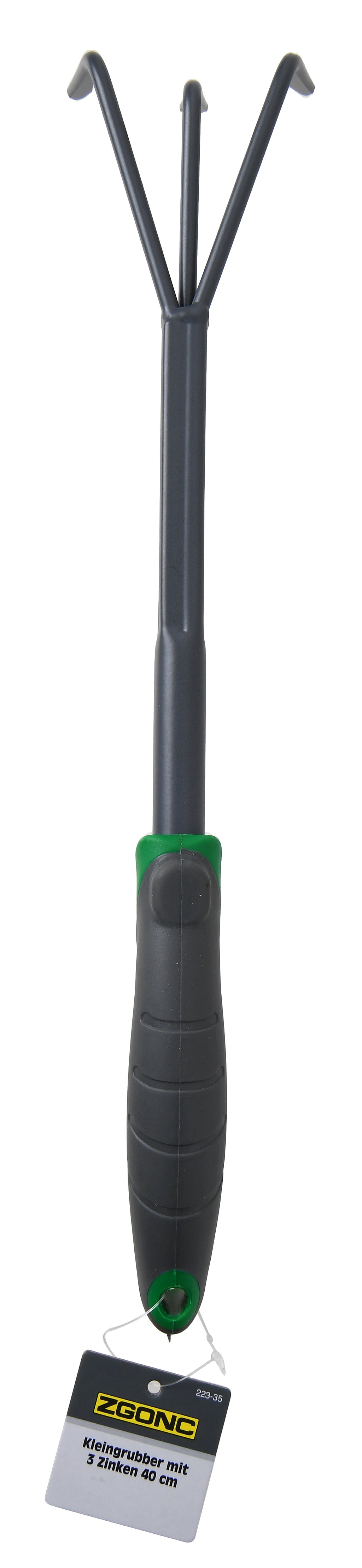 Kleingrubber mit 3 Zinken 40 cm
