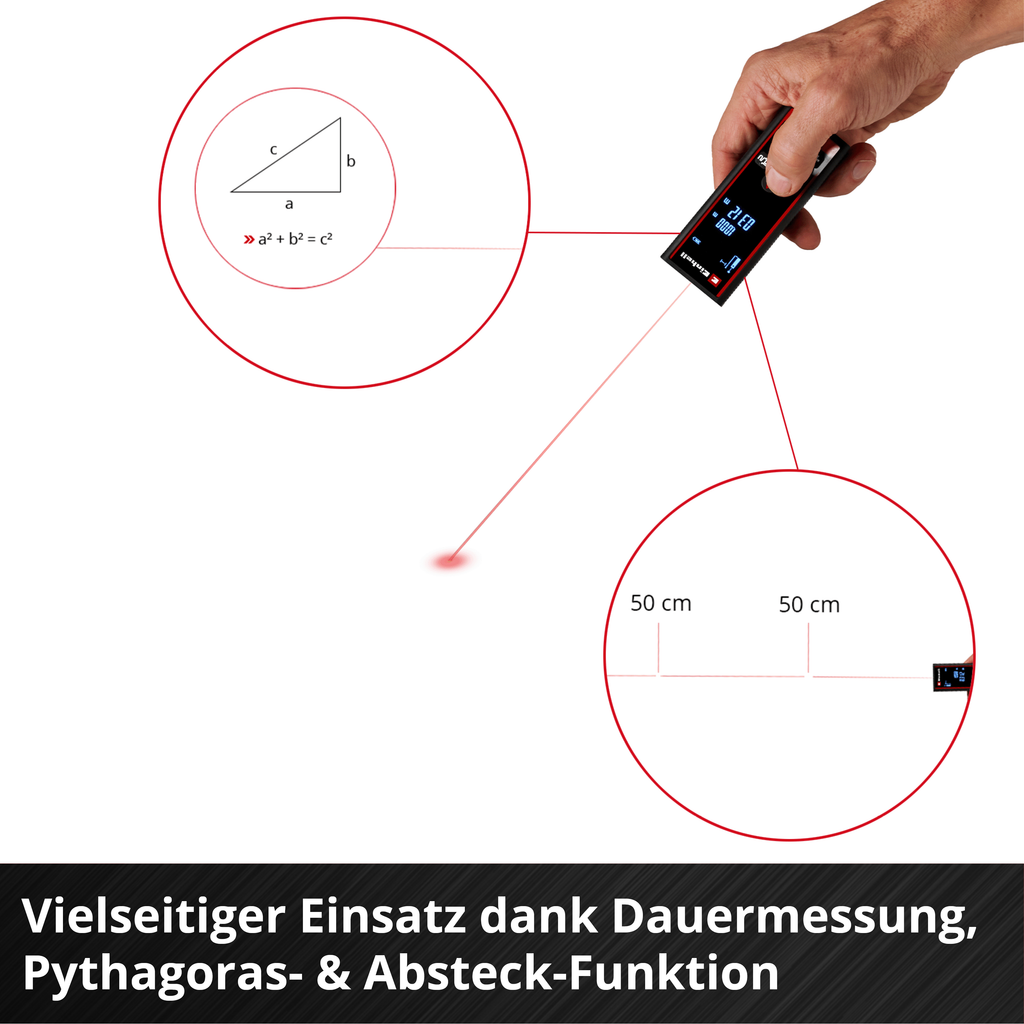 Laser-Distanzmesser TC-LD 60 R