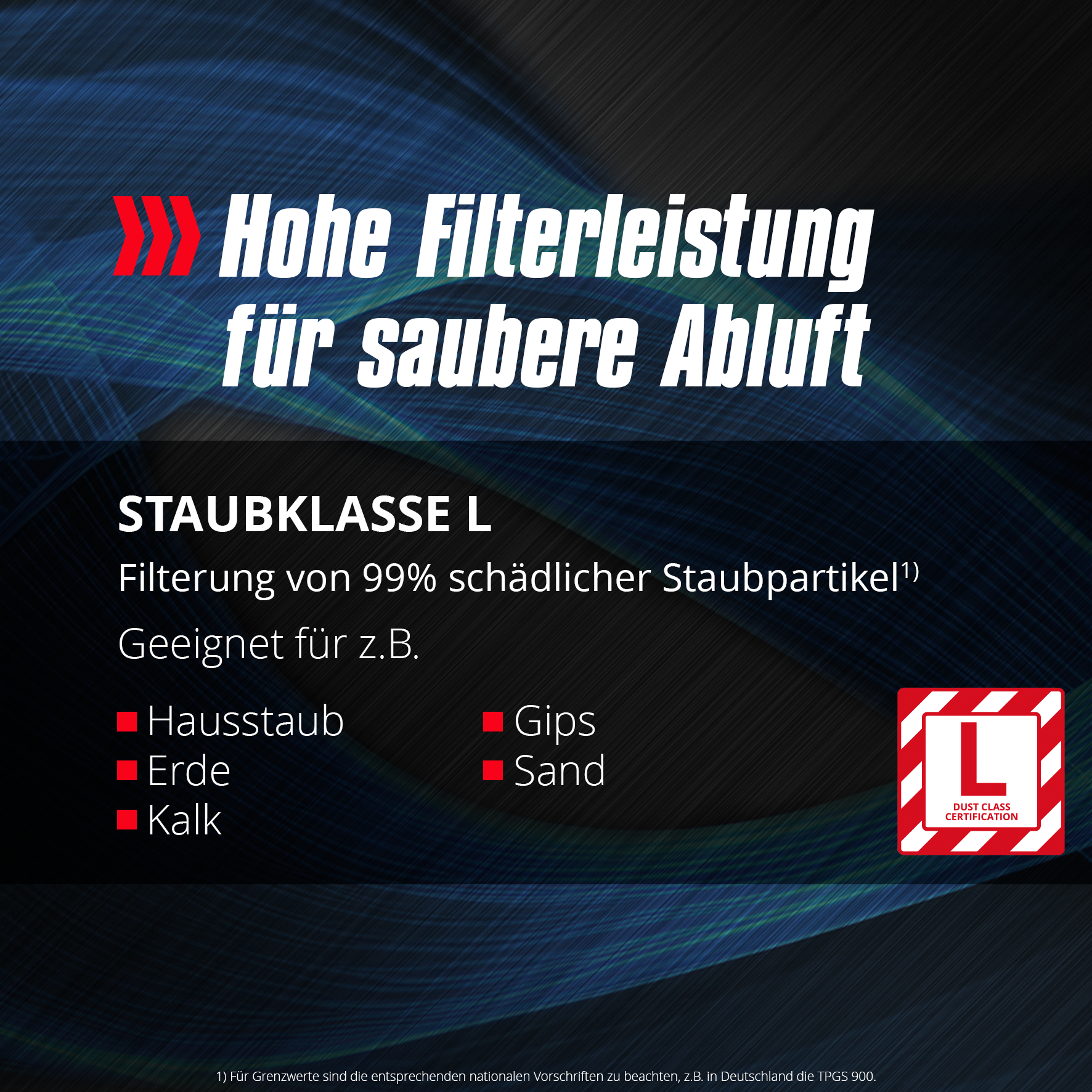 Akku-Nass-Trockensauger TP-VC 18/10 Li BL L-Solo