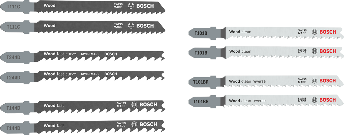 10 Stichsägeblatter Holz Basic