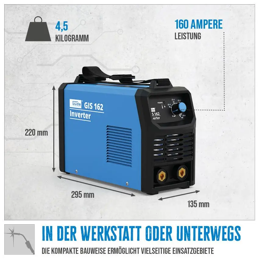 Inverter Schweißgerät GIS 162