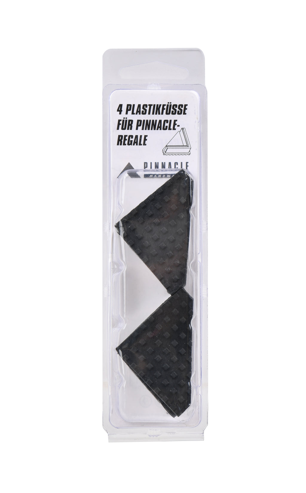 4 Plastikfüsse für Pinnacle-Regale