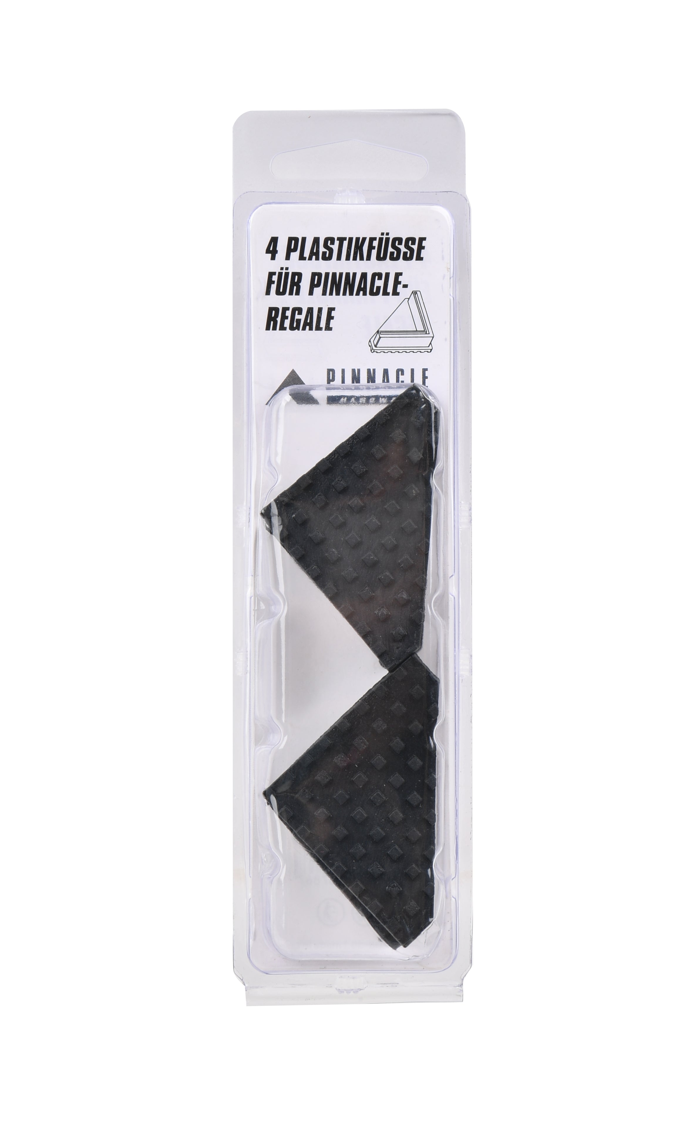 4 Plastikfüsse für Pinnacle-Regale