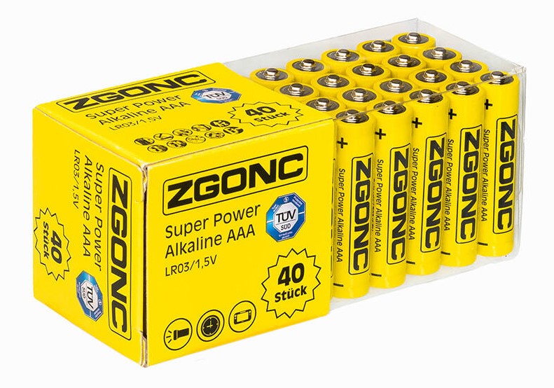 40 Batterien Micro AAA