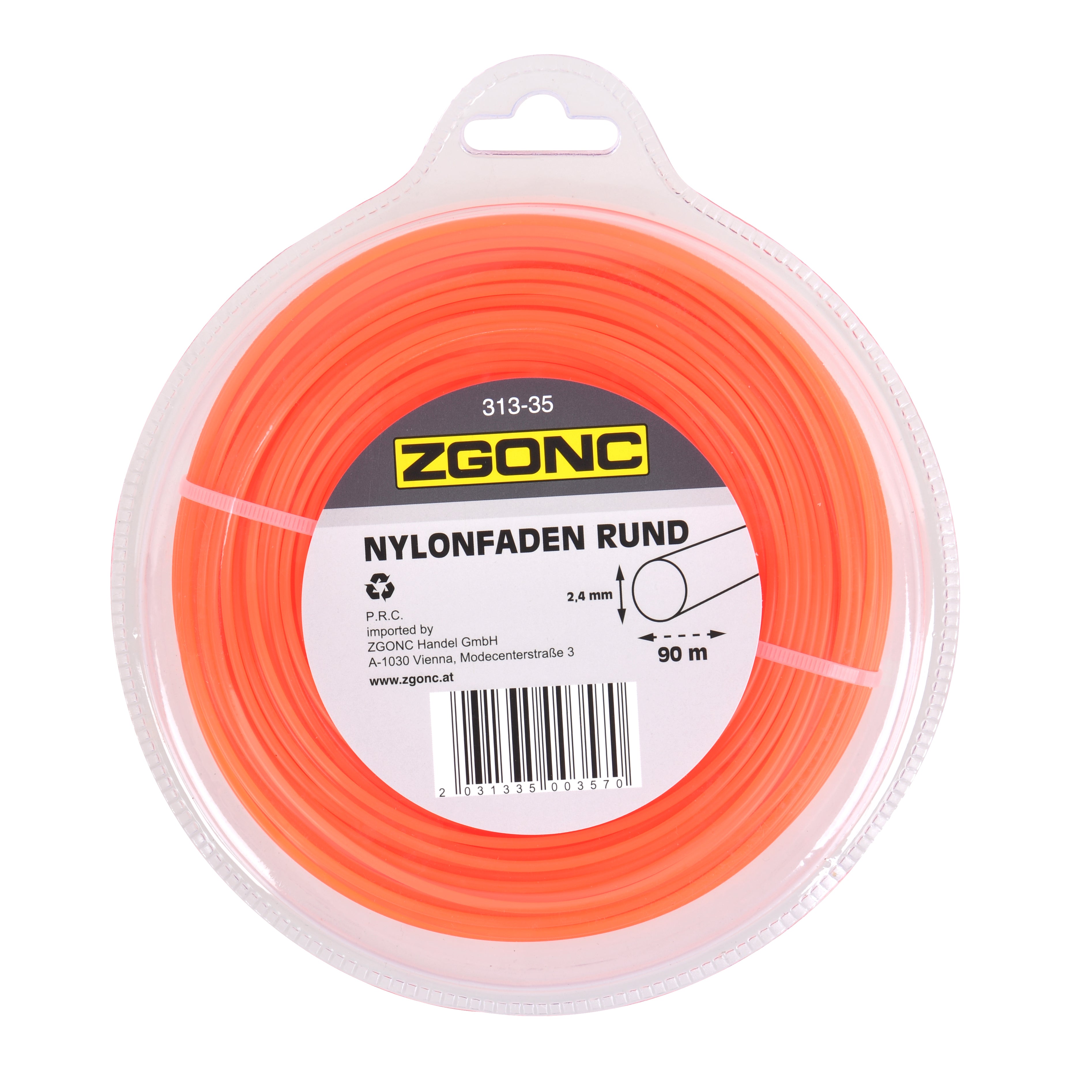 90 m Nylonfaden rund 2,4 mm