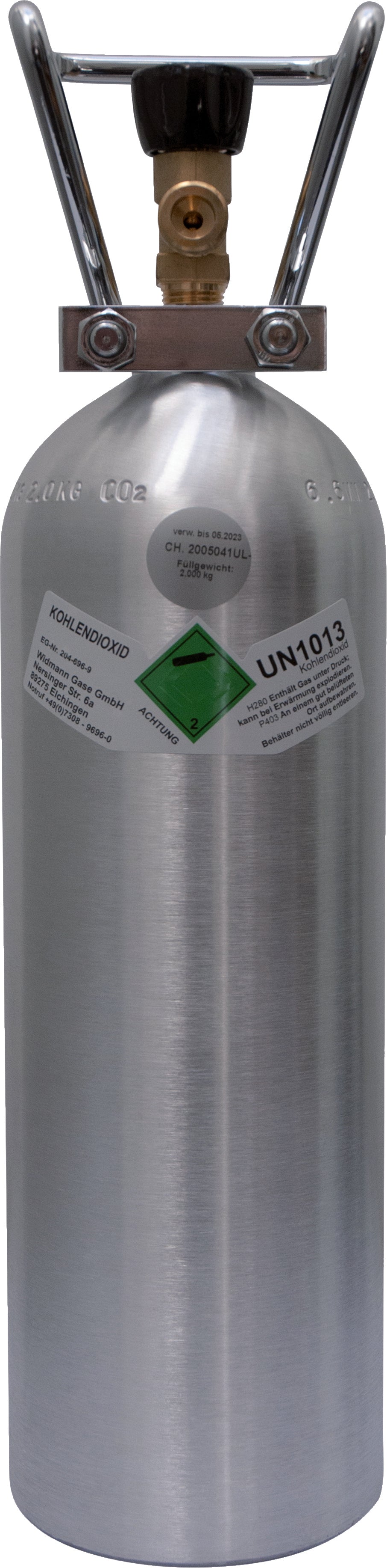 CO²-Schutzgas-Tauschflasche 2,67 l gefüllt