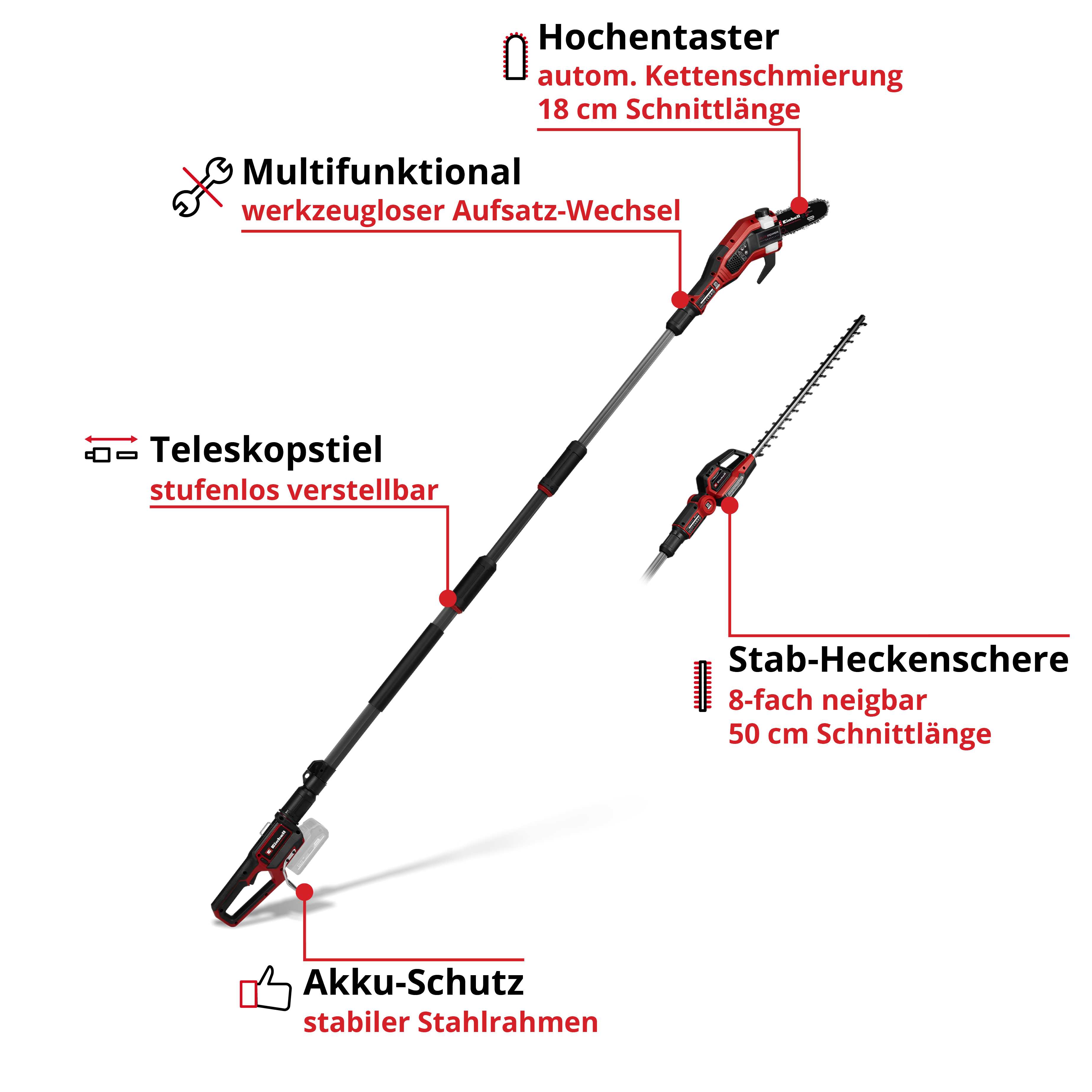 Akku-Multifunktionswerkzeug-GT GP-HC 18/5020 Li T BL-Solo