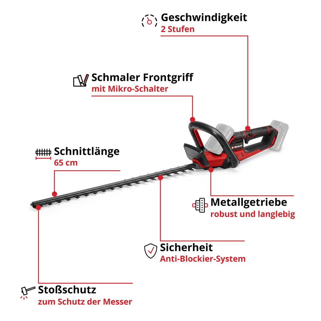 Akku-Heckenschere GP-CH 36/65 Li BL-Solo