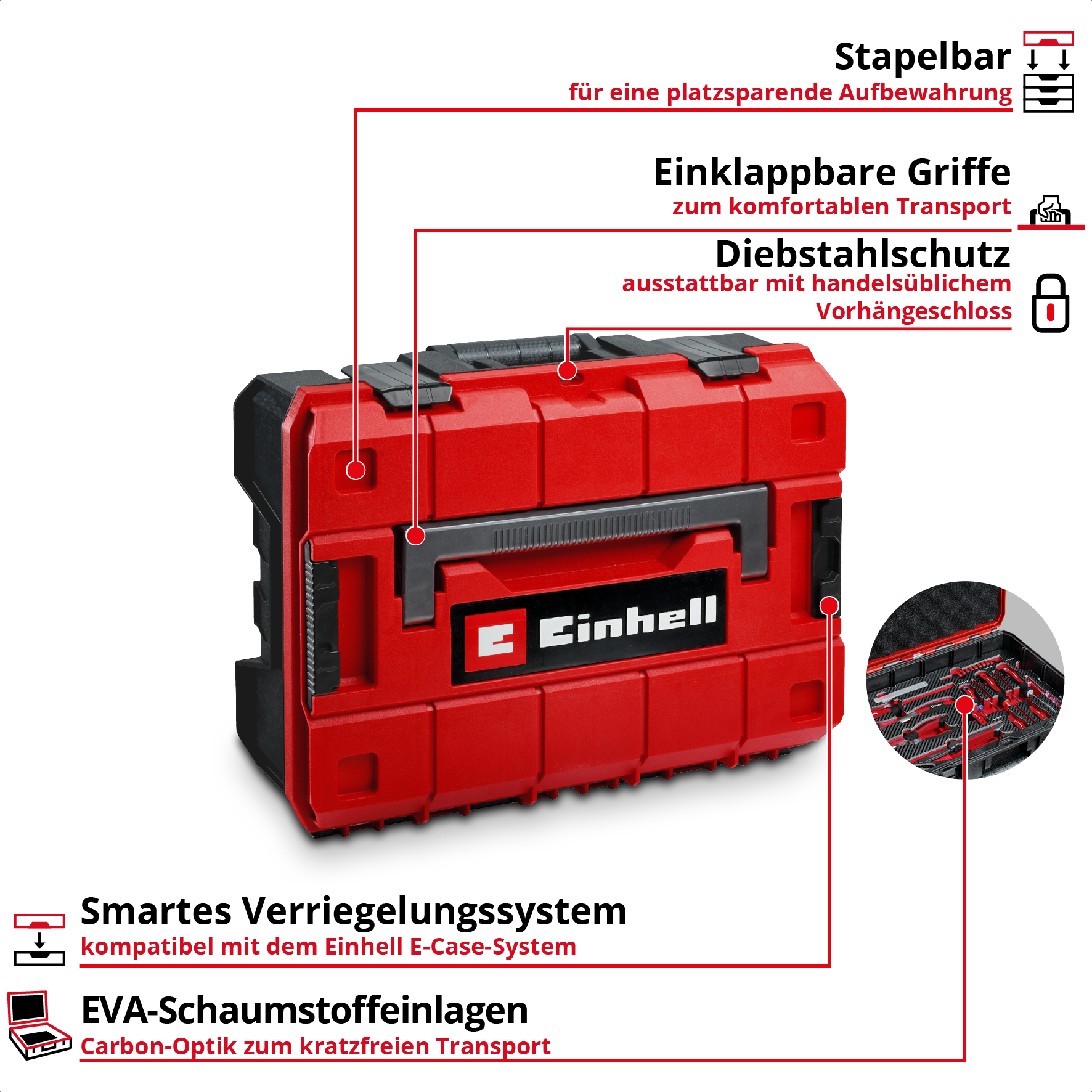 Werkzeugkoffer Werkstatt 92-tlg.