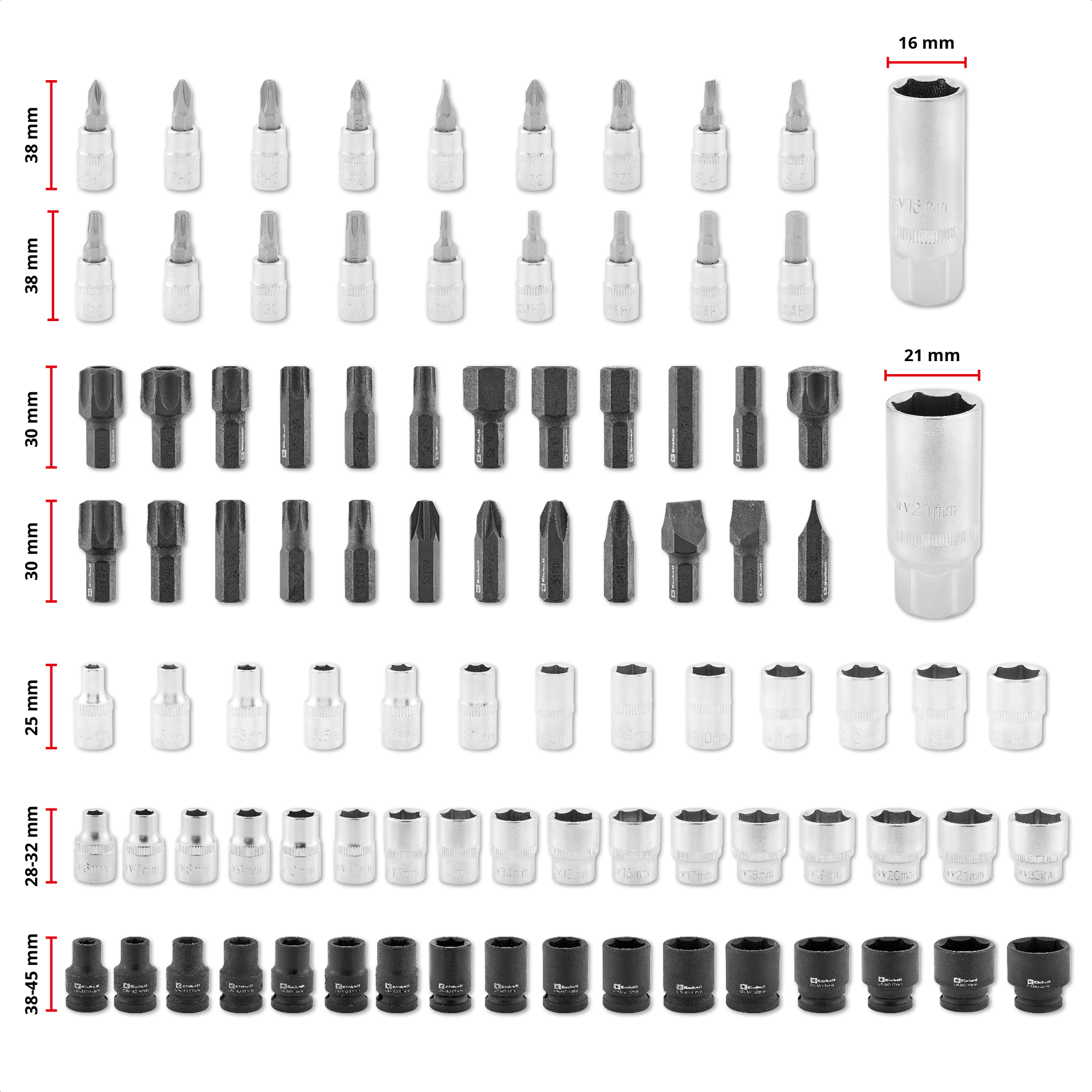 Werkzeugkoffer KFZ E-Case 121-tlg.