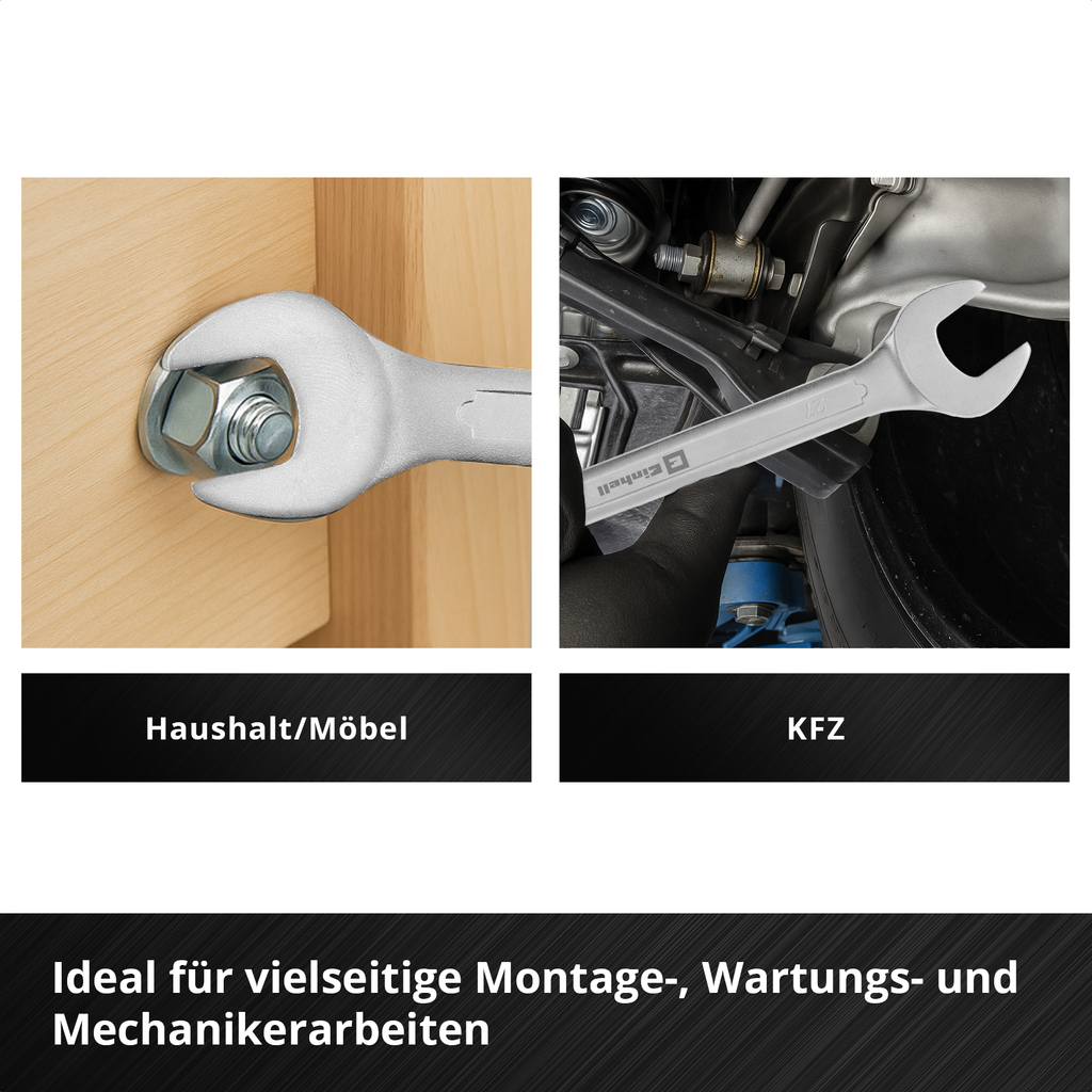 Einleger Gabelringschlüssel 19-tlg.