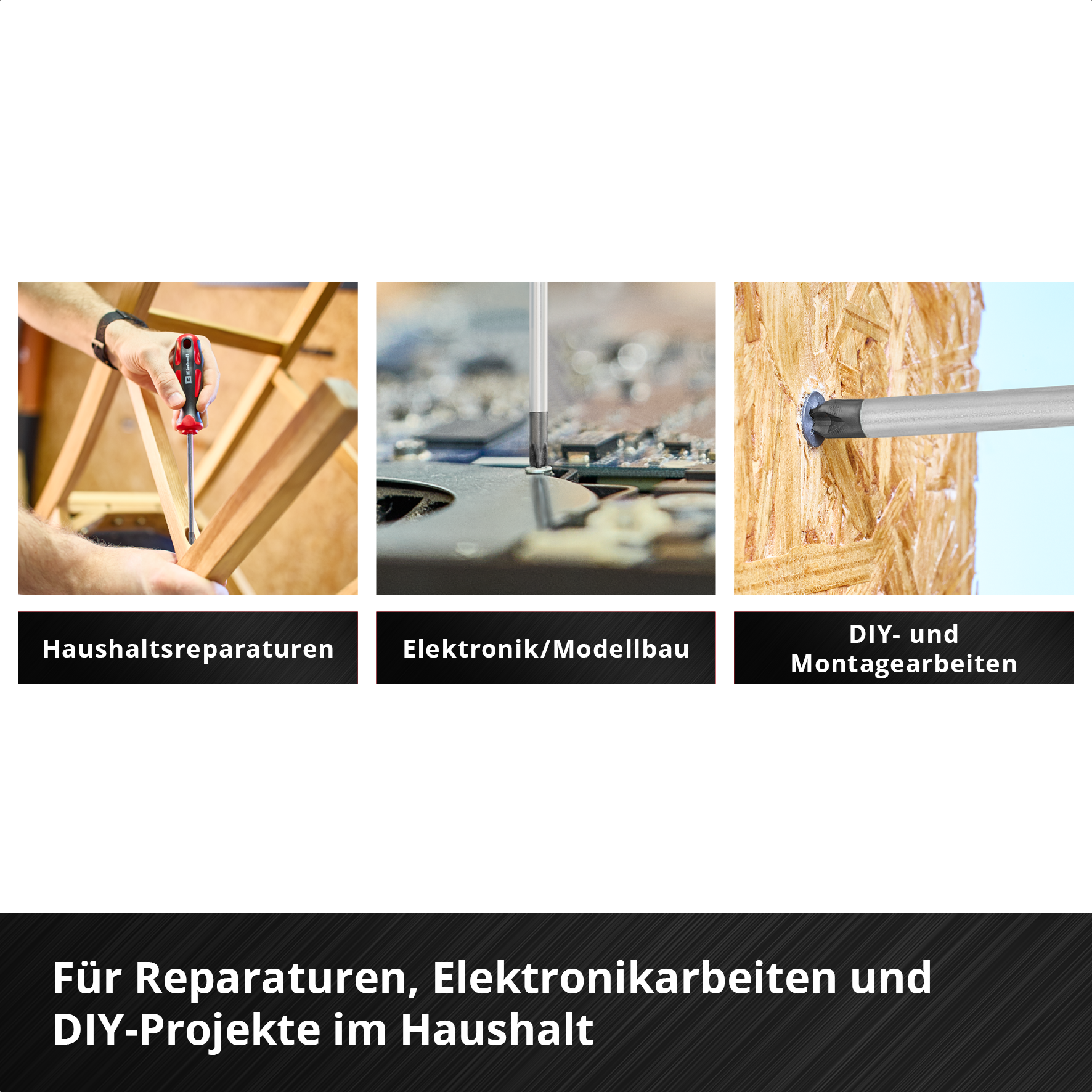 Einleger Schraubenzieher-Set 17-teilig