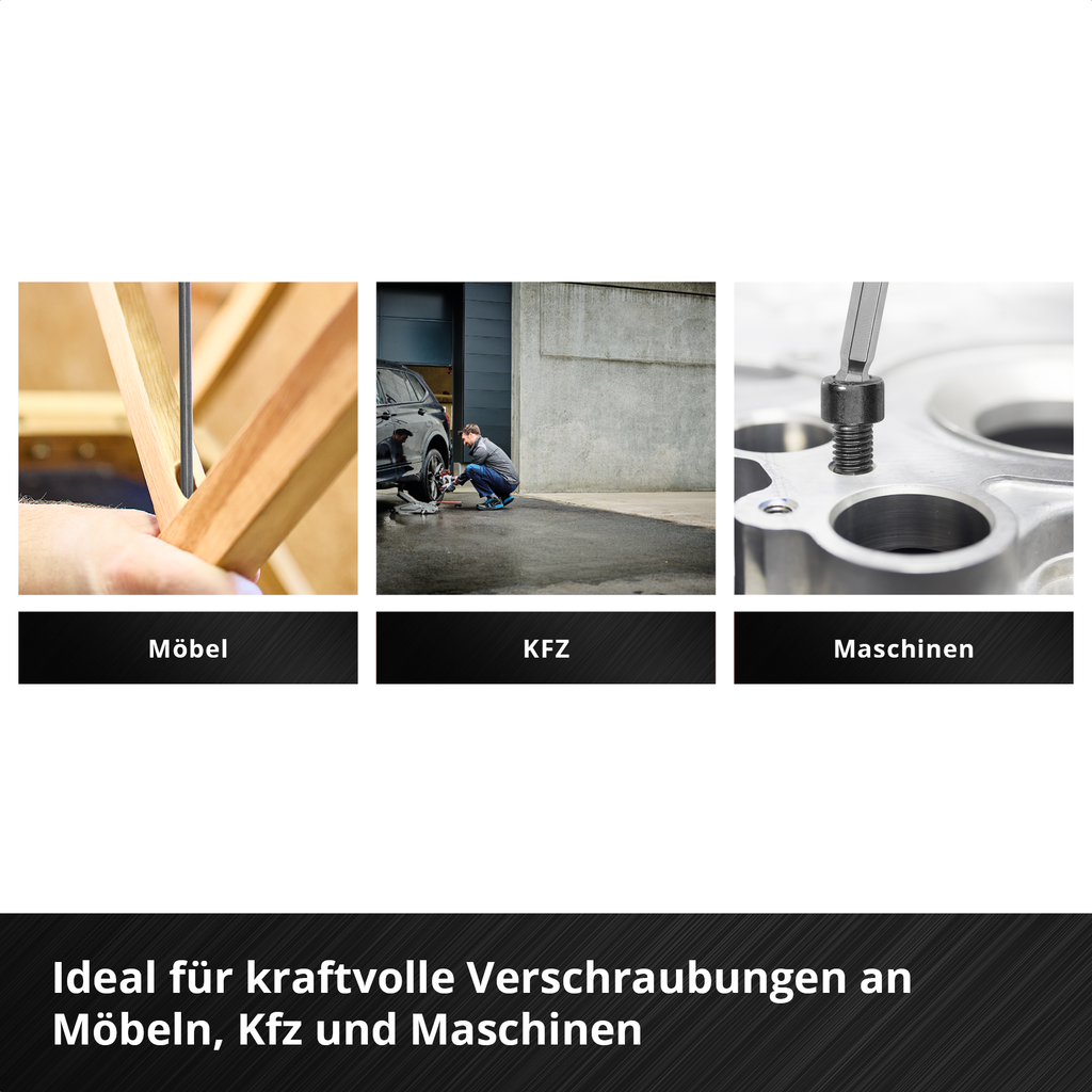 Einleger T-Griff-Schraubenzieher 9-teilig