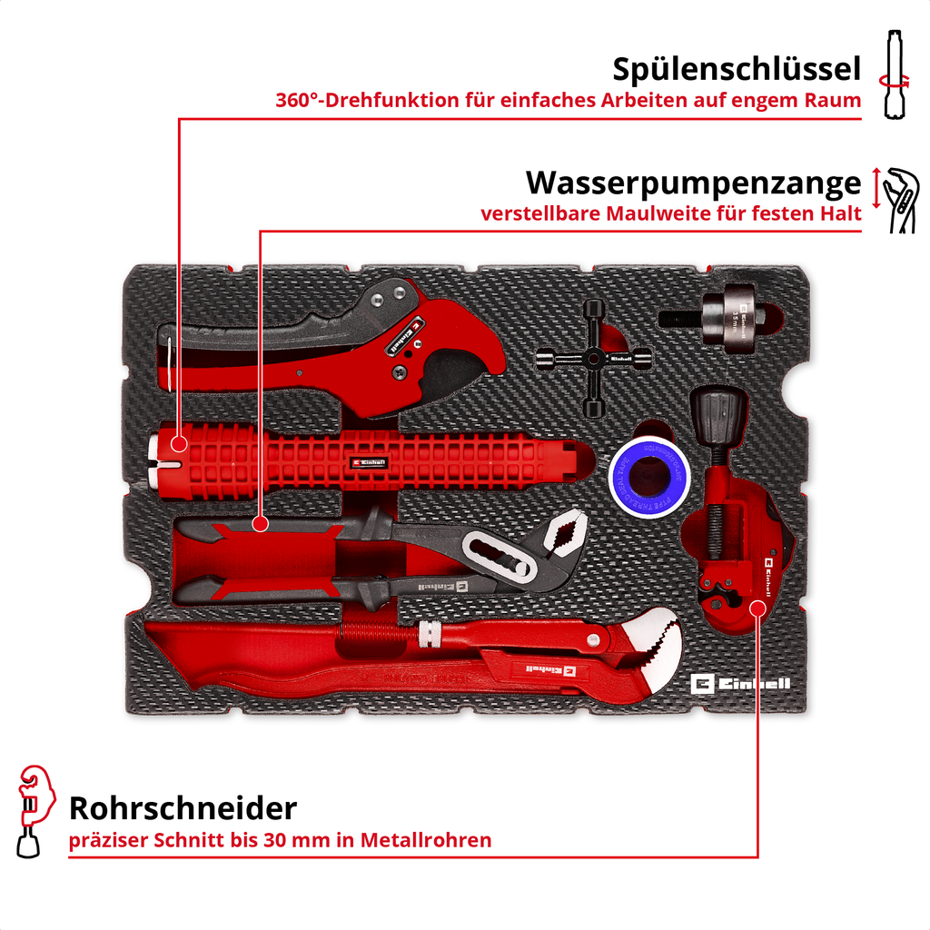 Einleger Installateur-Set 8-teilig