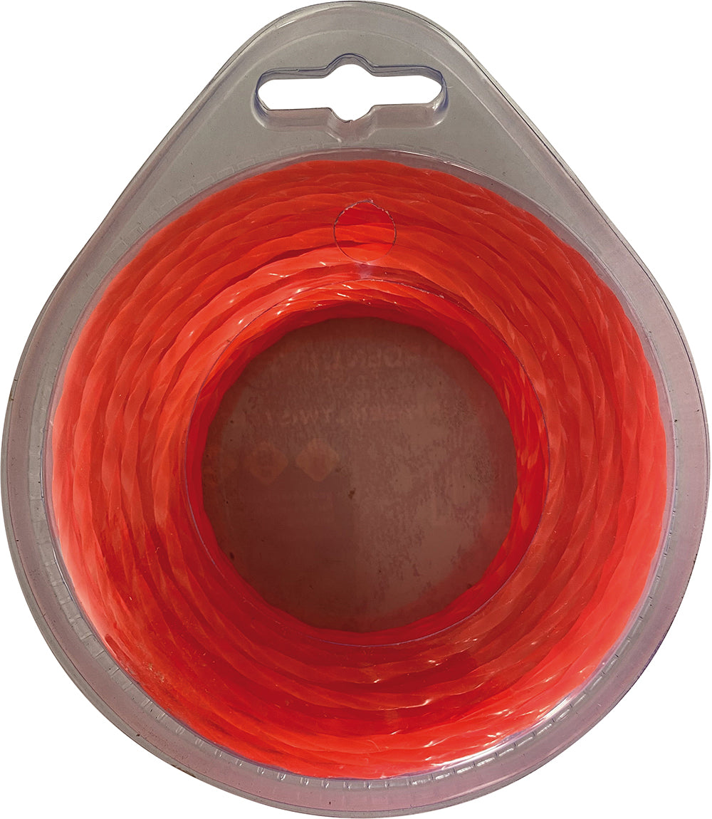 Trimmerfaden Twister 15 m lang, 2,4 mm Ø