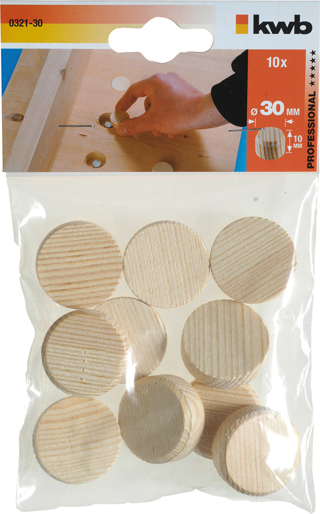 10 Konusplättchen 30 mm Ø