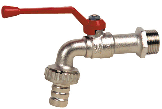 Auslaufkugelhahn 3/4", Messing