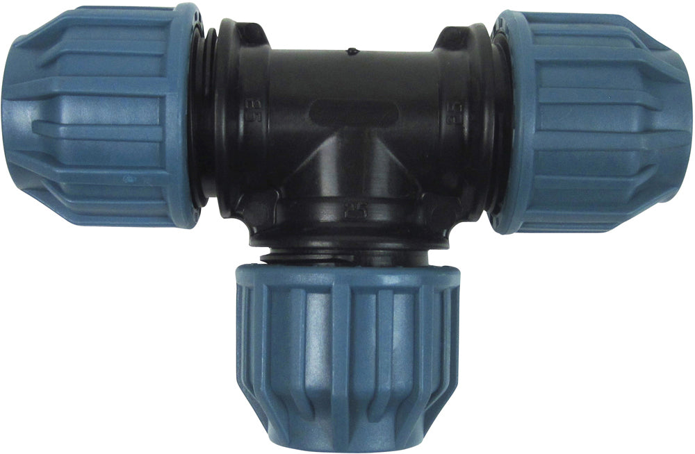 PP-T-Stück 25 x 25 x 25 mm