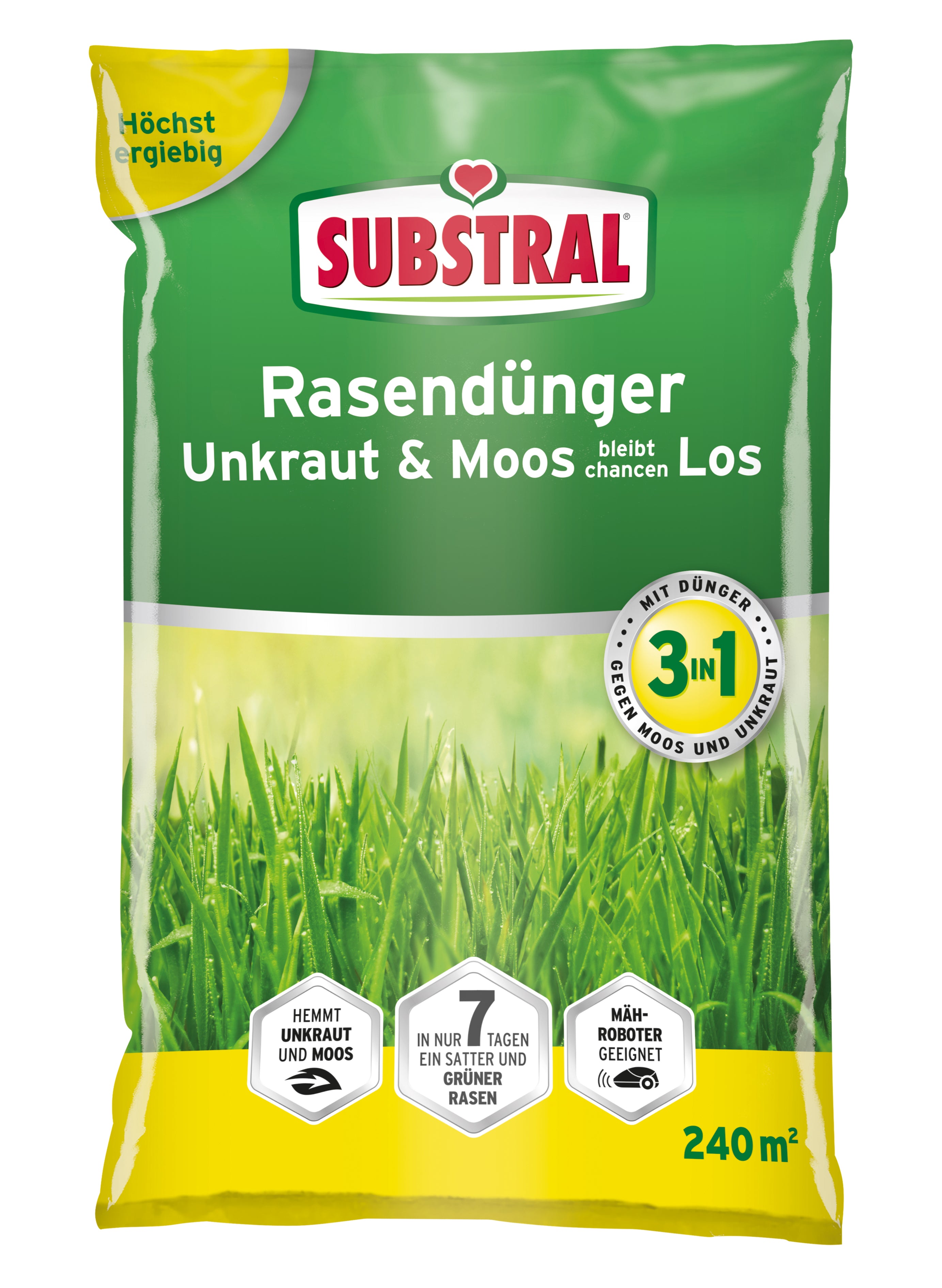 Rasendünger Moos & Unkrautlos 3in1