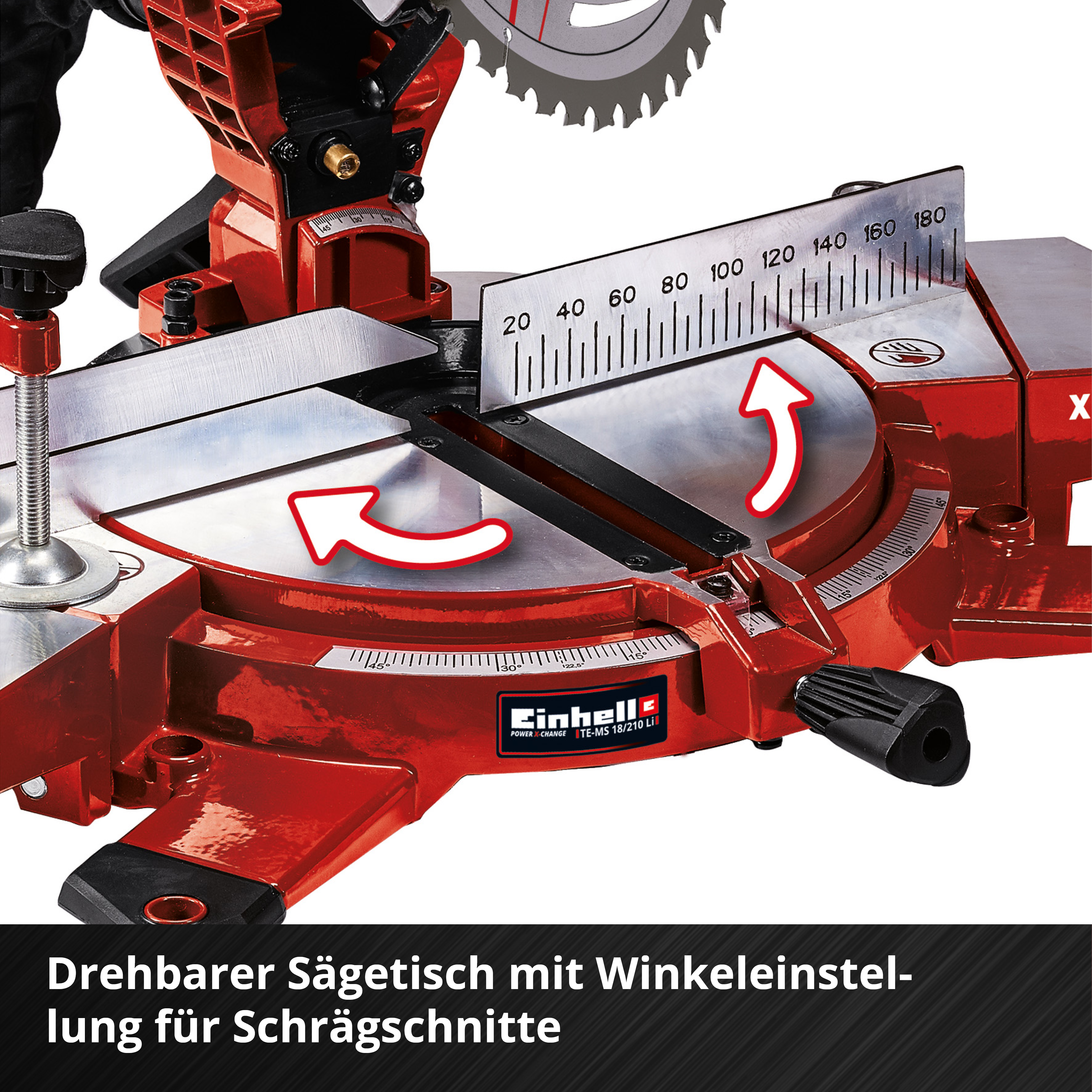 Akku-Kapp-Gehrungssäge TE-MS 18/210 Li - Solo