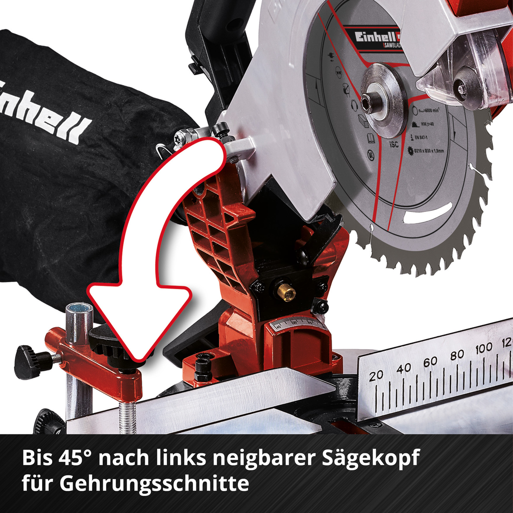 Akku-Kapp-Gehrungssäge TE-MS 18/210 Li - Solo