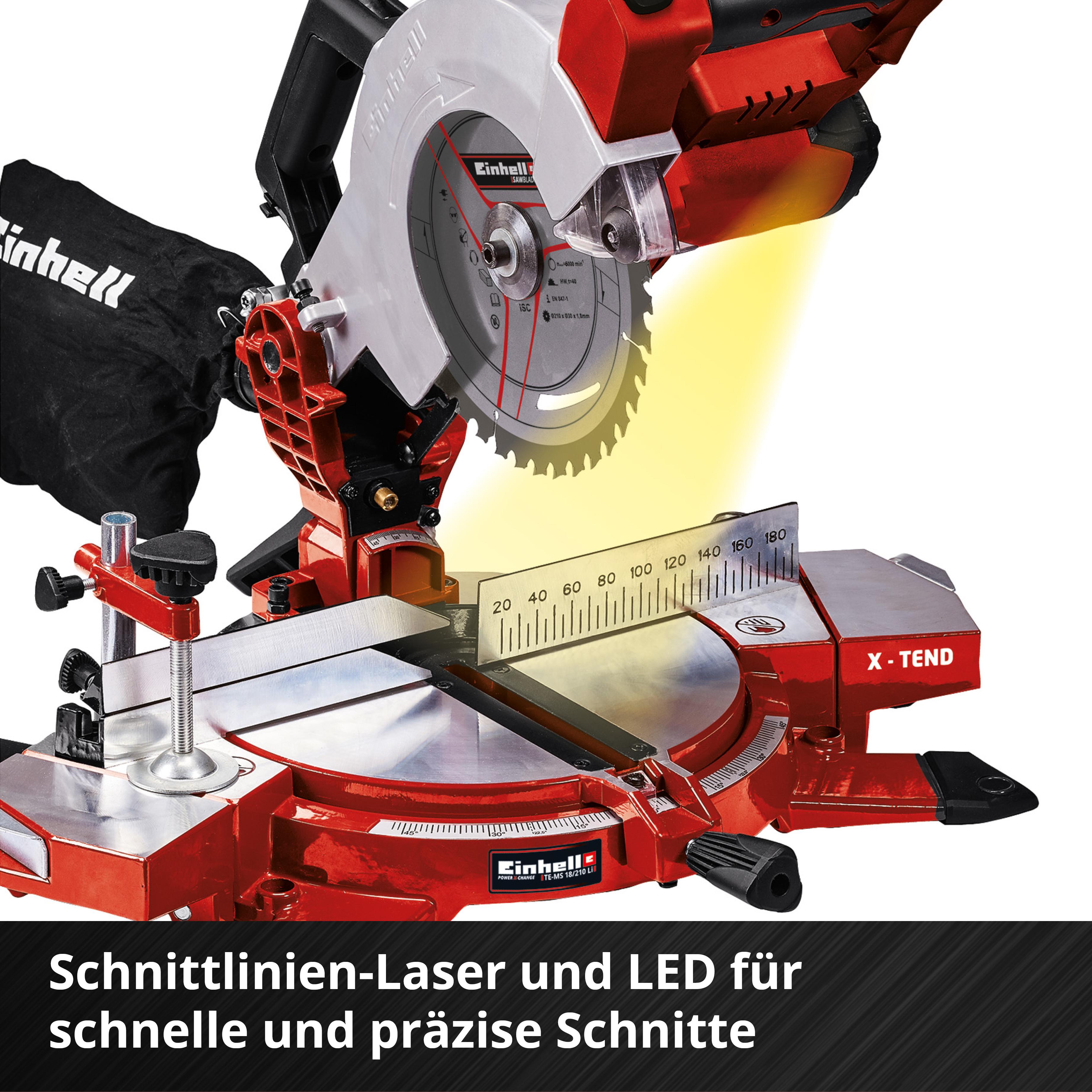 Akku-Kapp-Gehrungssäge TE-MS 18/210 Li - Solo