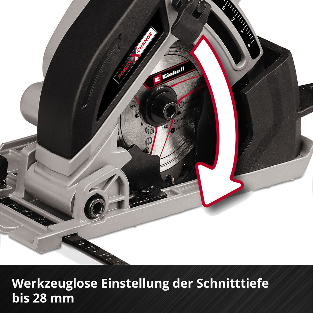 Akku-Mini-Handkreissäge TE-CS 18/89 Li Solo, Power X-Change