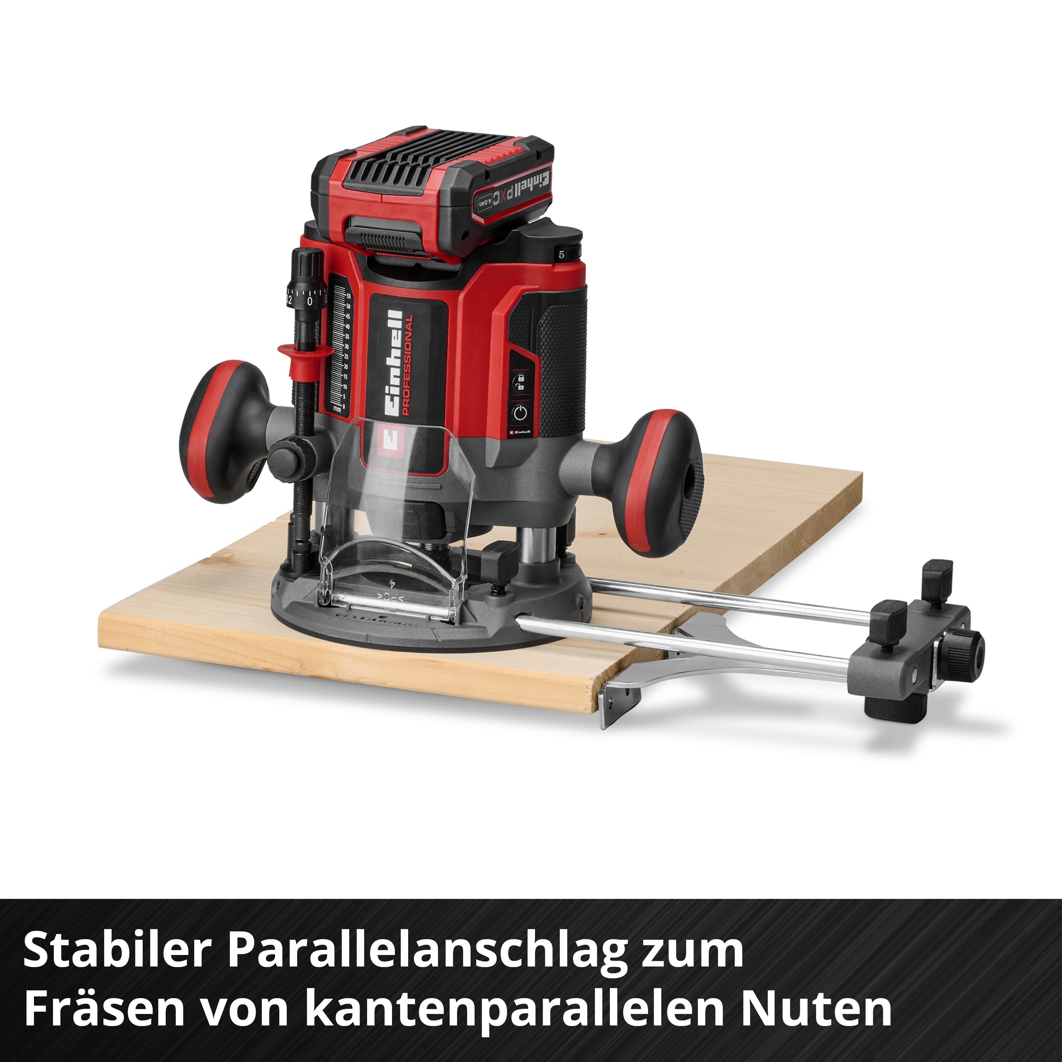 Akku-Oberfräse TP-ROD 18/551 Li BL +15 M