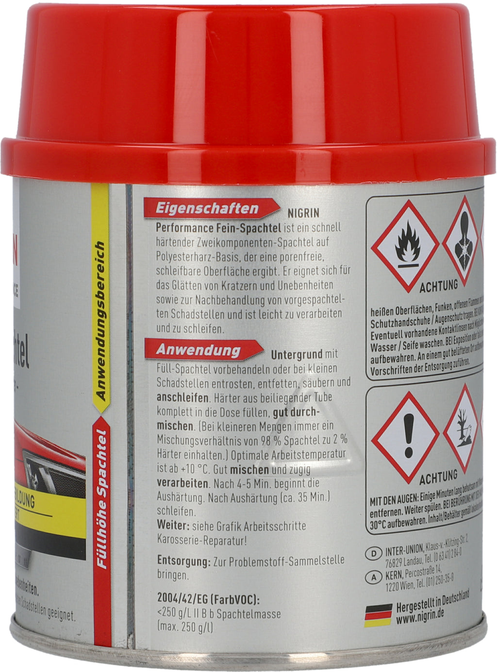 Performance Fein-Spachtel 250g 2-teilig