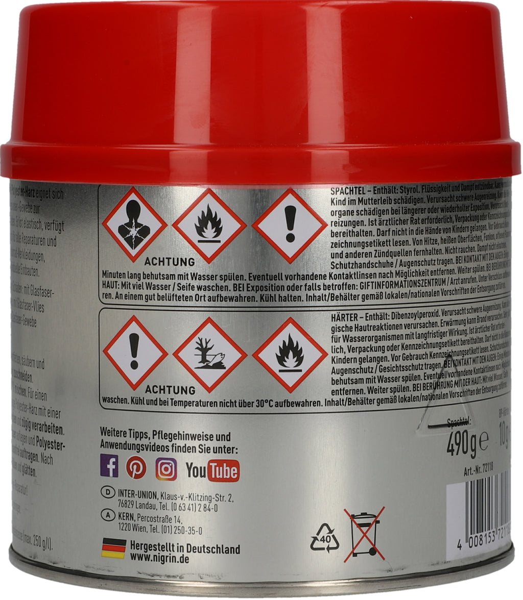 Performance Polyester-Harz 500g 2-teilig