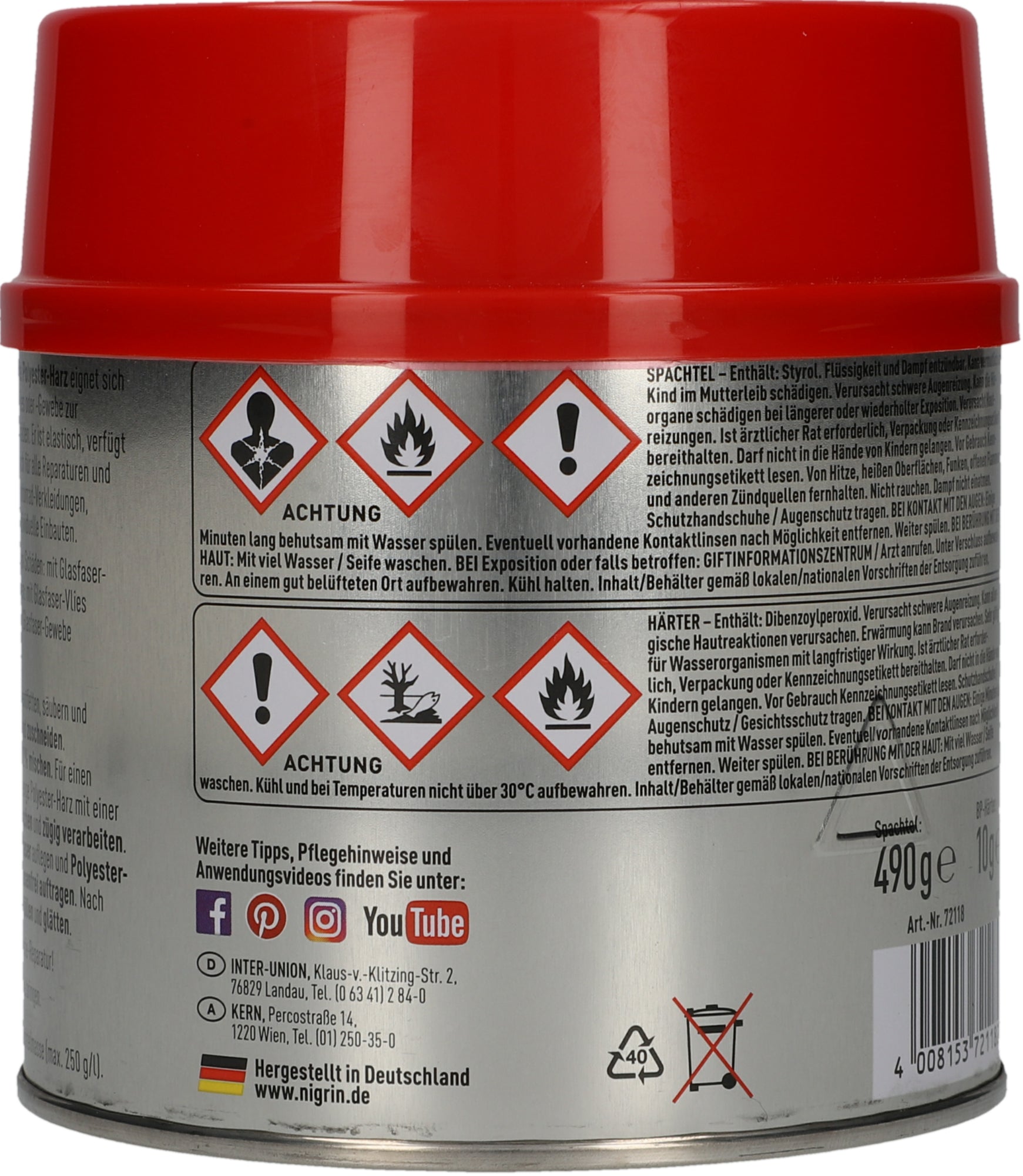 Performance Polyester-Harz 500g 2-teilig